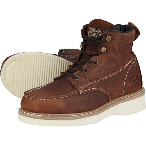 FREE SHIPPING — Gravel Gear Men's 6in. Moc Toe Wedge Boots | Northern Tool + Equipment