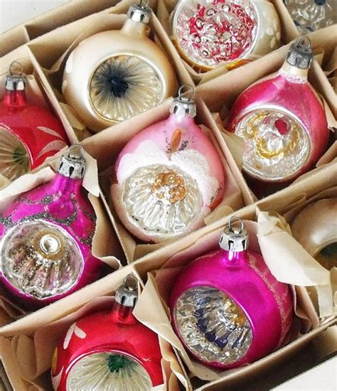 Vintage Christmas Ornaments | Vintage christmas decorations 1950s ...