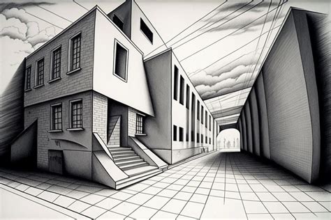 How To Draw A Point Perspective City For Beginners! » Make, 44% OFF