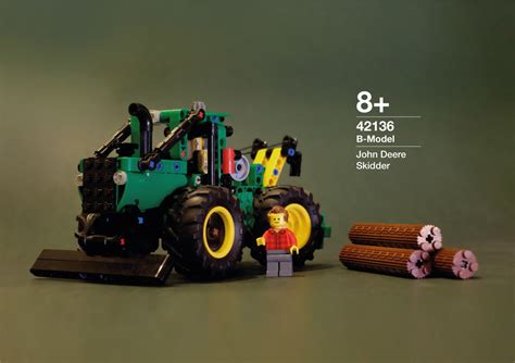 LEGO MOC 42136 - John Deere Skidder by Casual.lego.enjoyer | Rebrickable - Build with LEGO