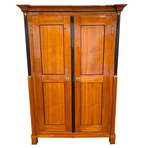 Large Biedermeier Armoire, Cherry Solid Wood, Southwest Germany, circa ...