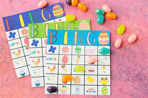 Free Printable Easter Bingo Cards - Play Party Plan