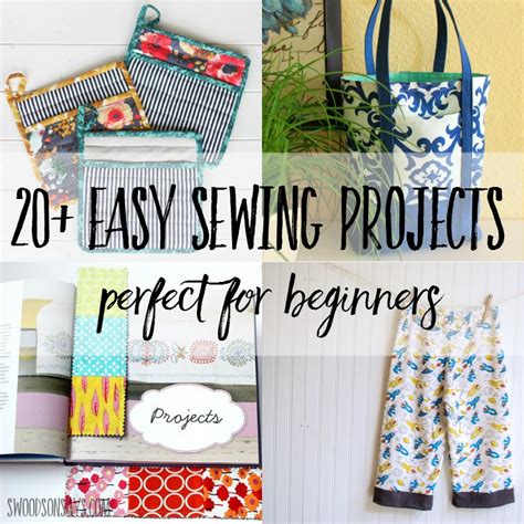 20+ Easy beginner sewing projects - Swoodson Says