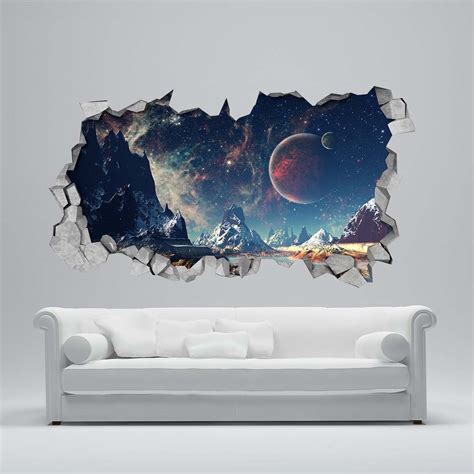 Alienscape Broken Wall - Moonwallstickers.com