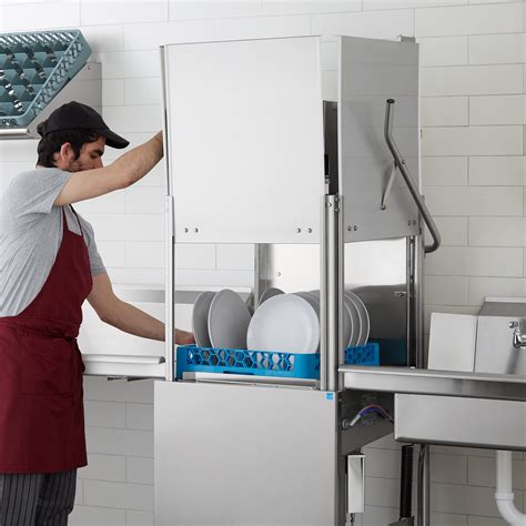 Noble Warewashing I-E Single Rack Low Temperature Door-Type Dish Machine - 115V