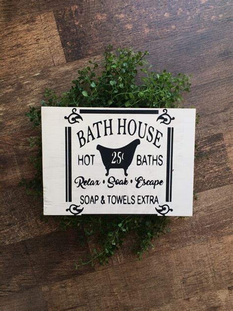 Bathroom Signs/ Farmhouse Signs/ Farmhouse Decor/ Bathroom | Etsy