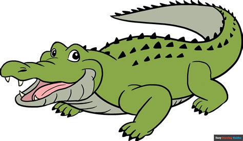 How to Draw an Alligator - Really Easy Drawing Tutorial