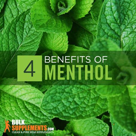 Menthol Crystals Benefits and Side Effects