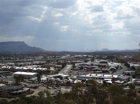 Photo of alice springs from above | Free Australian Stock Images