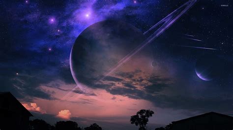 Download Planets In The Night Sky Wallpaper - Night Sky With Planets On ...