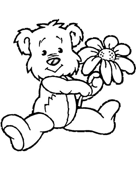 Free Flower Coloring Pages - Flower Coloring Page