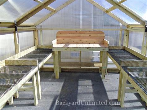 Greenhouse Bench - WoodWorking Projects & Plans