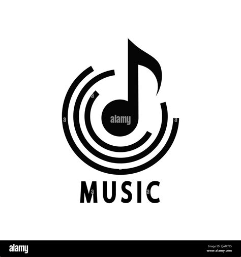 Black Music Logo Icon design Stock Vector Image & Art - Alamy