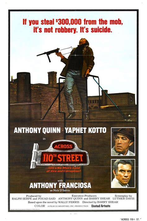 Across 110th Street (1972) | Blaxploitation film, Action movie poster, Best movie posters