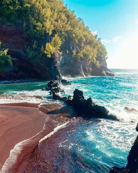 Dreaming in color. Red Sand Beach. Maui, Hawaii Photo by @anthony ...