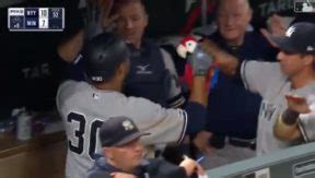 Edwin Encarnacion greeted with stuffed parrot in Yankees dugout | Larry ...