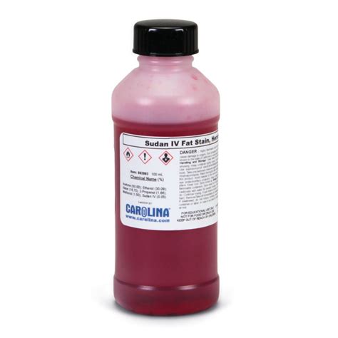 Sudan IV, Fat Stain, Herxheimer, Laboratory Grade, 100 mL | Carolina.com