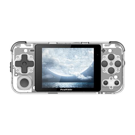 POWKIDDY Q90 3-inch IPS screen Handheld console dual open system game ...