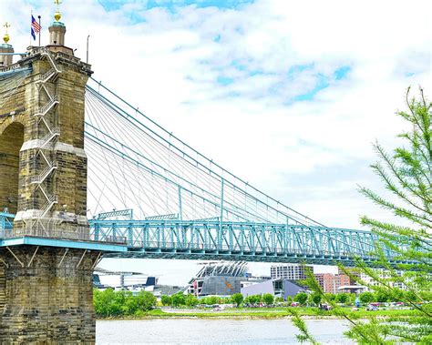 Roebling Bridge 8 Photograph by Al Griffin - Pixels