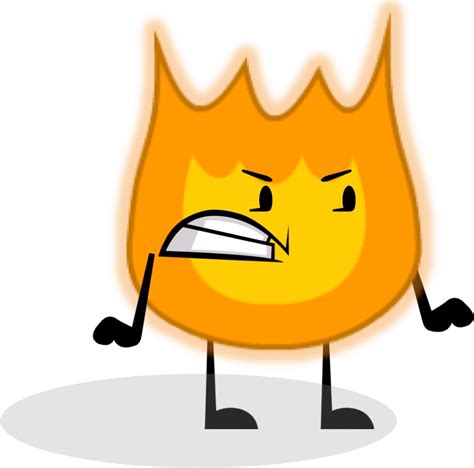 BFDI Firey Because He's Angry And Mad by convbobcat on DeviantArt