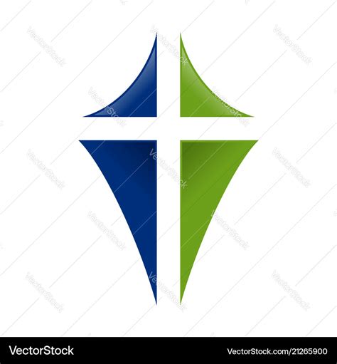 Sword christian cross symbol design Royalty Free Vector