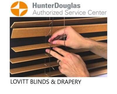 Hunter Douglas Blinds Repair - Lovitt Blinds & Drapery