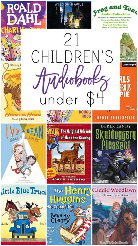 21 Children's Audiobooks for under $4 - Everyday Reading