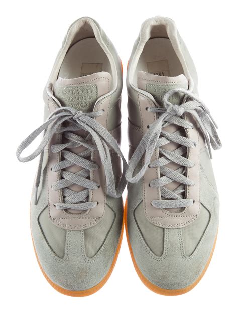 Maison Martin Margiela Suede-Trimmed Replica Sneakers - Shoes ...