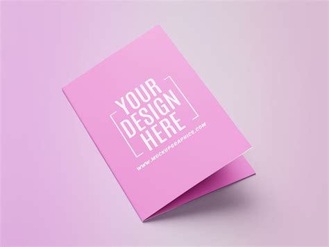 Premium Half Fold Brochure Mockup Design by mockup graphics on Dribbble