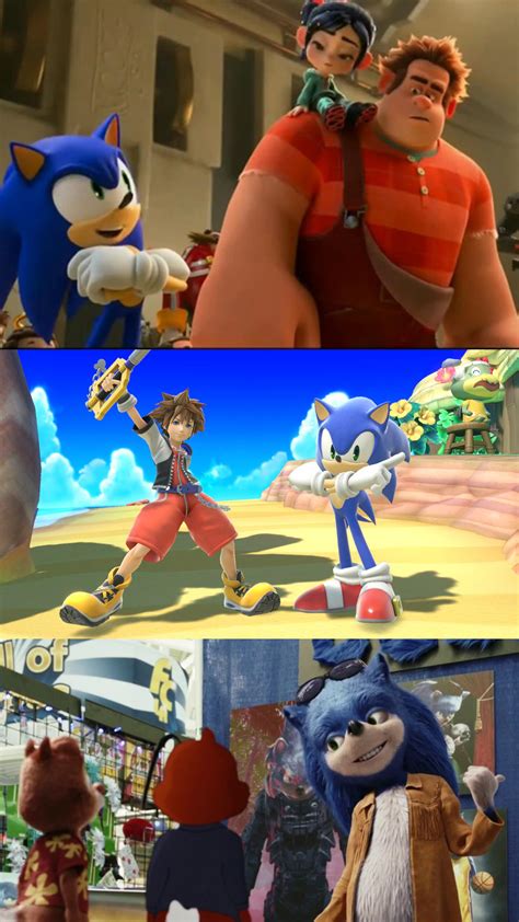 Sonic has had some interesting run-ins with a few of Disney's characters. : r/KingdomHearts