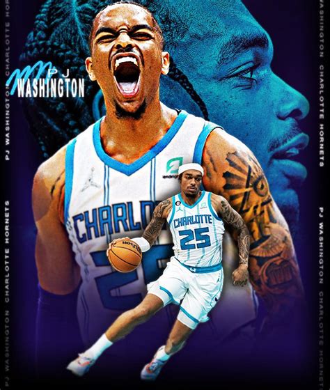 OC PJ Washington fanart for all you Hornets fans! : r/CharlotteHornets