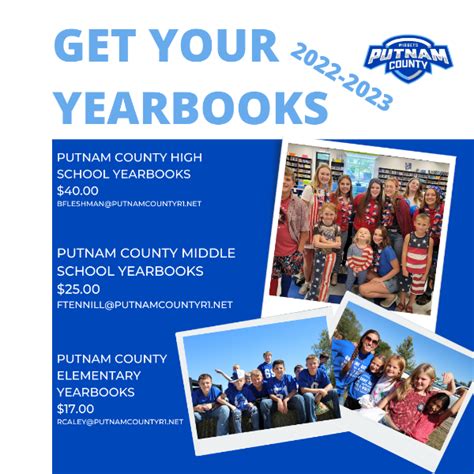 Putnam County R-I Schools - Last Chance to Purchase a Yearbook for 2022 ...