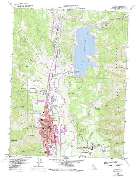 Ukiah topographic map, CA - USGS Topo Quad 39123b2