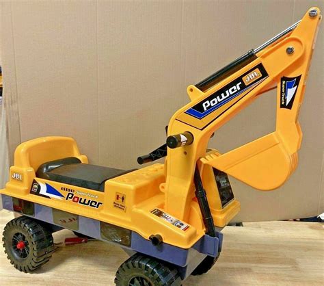 KIDS RIDE ON TOY DIGGER TODDLER PUSH ALONG EXCAVATOR