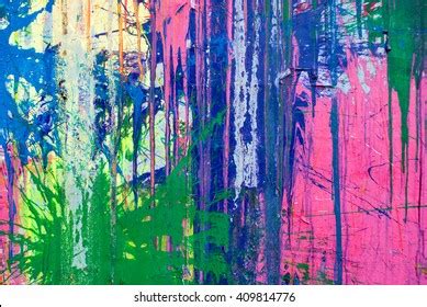 Dripping Paint Wall Stock Photo 409814776 | Shutterstock