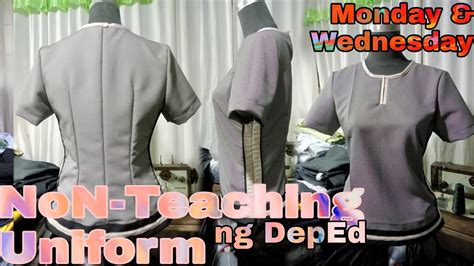 NoN-Teaching Uniform ng DepEd | Mama Babes - YouTube