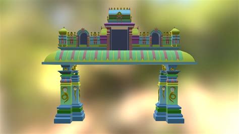 Temple Arch - 3D model by kirankudupudi [1da20bc] - Sketchfab