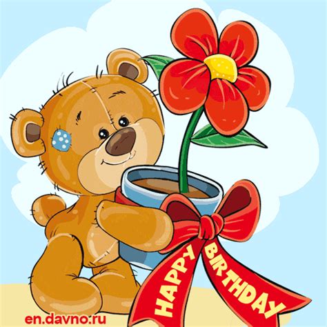 Teddy Bear Pictures With Happy Birthday