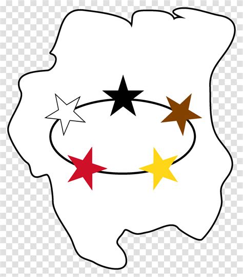 Flag Map Of Dutch Suriname Suriname Flag Before Independence, Star Symbol Transparent Png ...