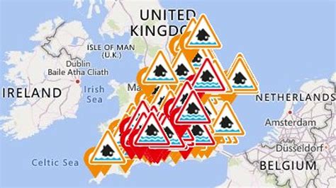 UK weather: Dozens of flood warnings in place despite drier forecast | UK News | Sky News