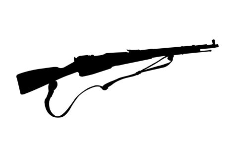 Rifle Silhouette Graphic by Illustrately · Creative Fabrica