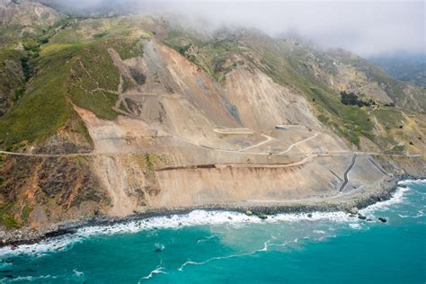 Caltrans Mud Creek Rockfall Berms Hwy | Hilfiker Retaining Walls