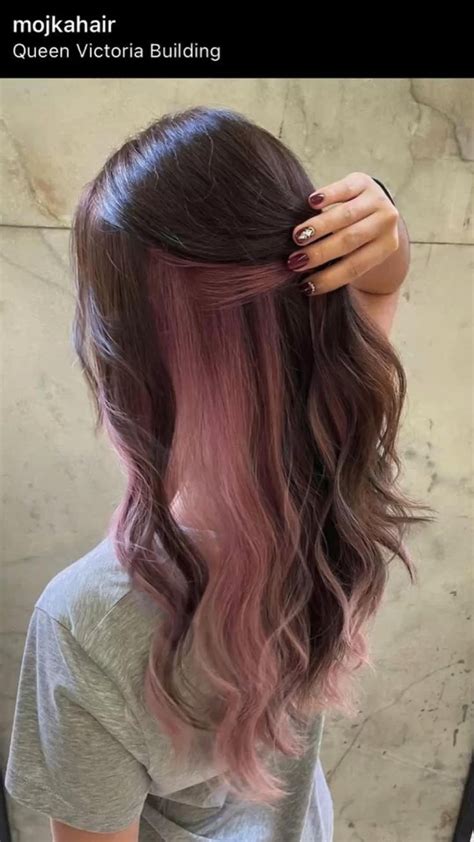 pink hair | Hair color streaks, Pink hair dye, Hidden hair color