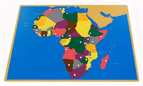 Unlabeled Africa Map - Unlabeled Africa Control Map (LJGE007-2) by Leader Joy Montessori USA ...