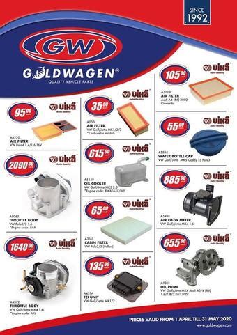 Goldwagen catalogue - All specials from the new Goldwagen catalogues