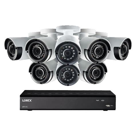 Lorex LHA21081TC8LC Analog Wired Outdoor 8 Security Camera Kit with ...