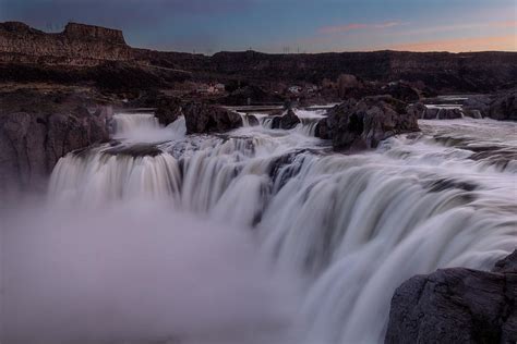 Shoshone Falls at Sunrise Photograph by Jarrett Griffin - Fine Art America