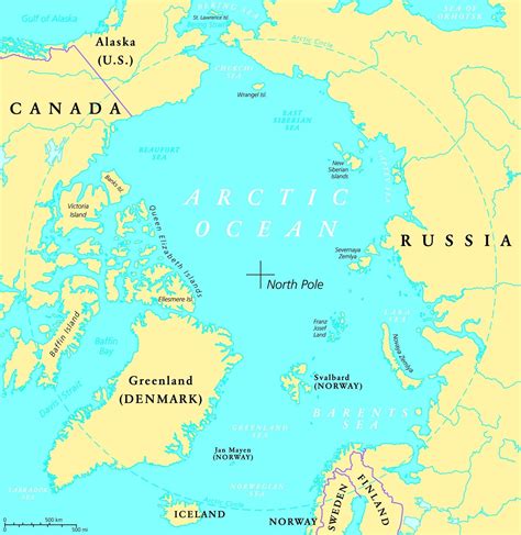 Arctic Ocean Map and reasons to visit the breath-taking Arctic Ocean - Best Hotels Home