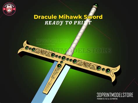 Yoru Dracule Mihawk Sword One Piece Live Action - 3D Print Model | 3D Print Model Store