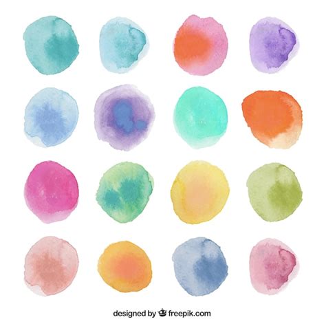 Free Vector | Watercolor dots